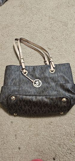 MICHAEL KORS BROWN JET SET TOTE