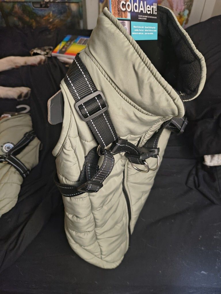 Large Dog Winter Weather Harness Vest