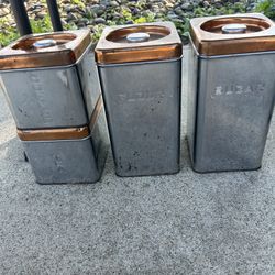 Vintage canisters 