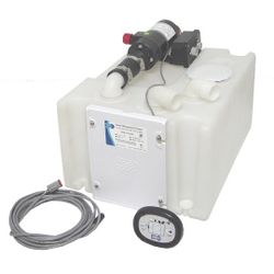 Jabsco 38110-0092 Marine Waste 10 Gallon Holding Tank and Pump Management System, 12 Volt, 16 Amp