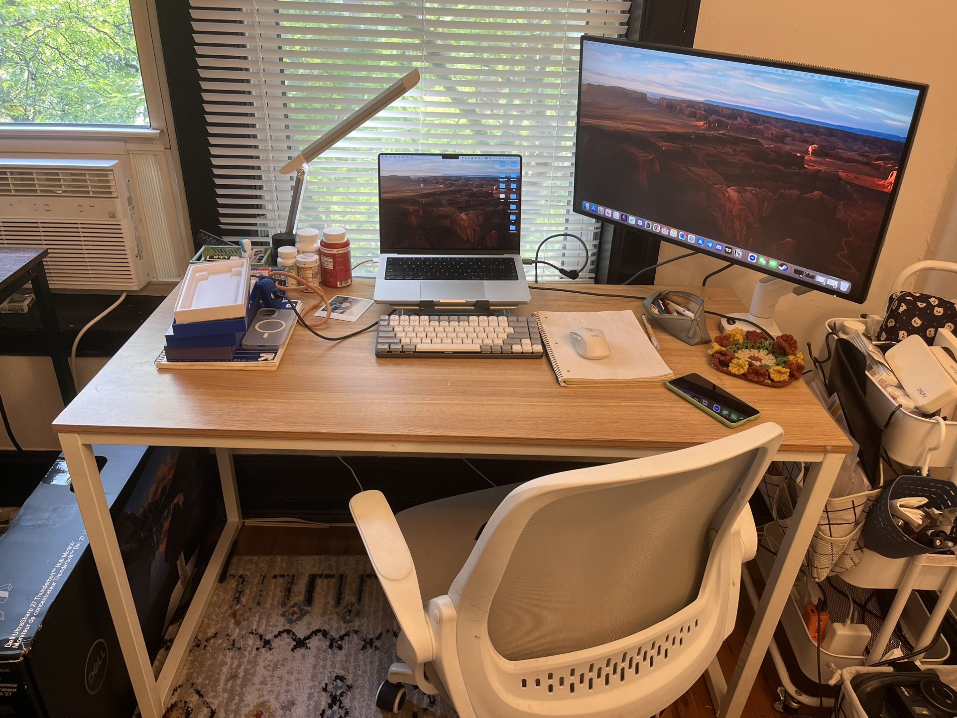 Office Desk - Pine