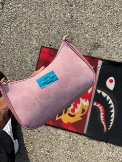 Pink coach bag