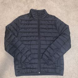 NWOT Gap Cold Control Black Puffer Jacket Size M