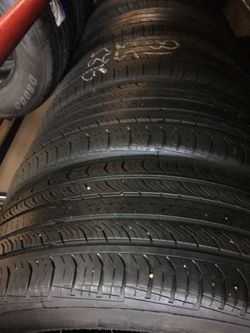 18” 235/55R18 4 used tires continental