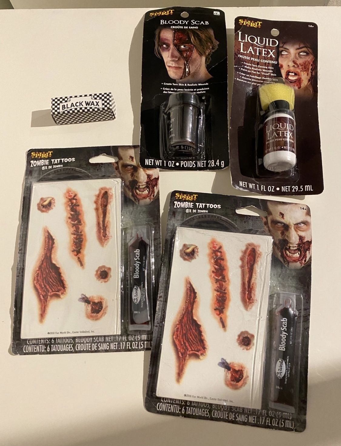 Halloween Costume Makeup Set Zombie - NWT