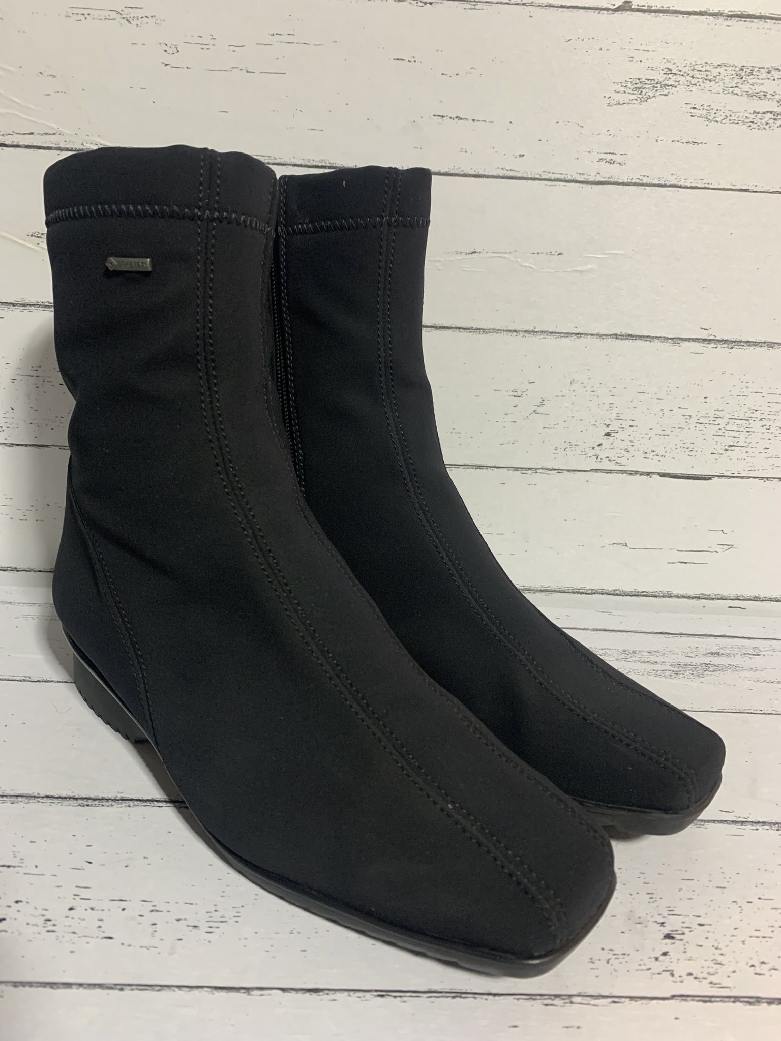 Ara Luftpolster Gore-Tex Black Boots Women Size US 8 Uk 5.5
