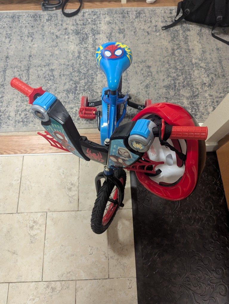 Kid Bike With Helmet