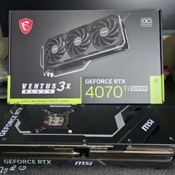 MSI RTX 4070 Ti SUPER VENTUS 3X BLACK