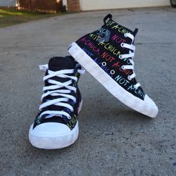 Converse NOT A CHUCK CTAS Untitled High Top Sneaker Youth 1 Graffiti Multi Black