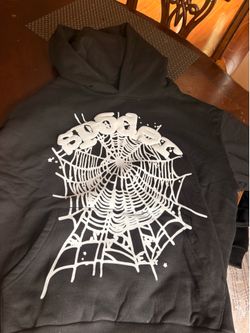 Sp5der OG Web Black Hoodie