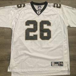 Vintage New Orleans Saints Jersey #26 Deuce McAllister Reebok Authentic 2XL XXL