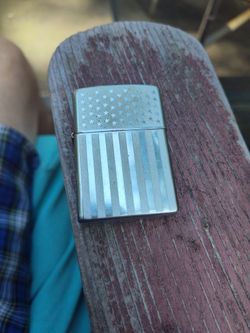 Zippo Lighter American Flag Engraved