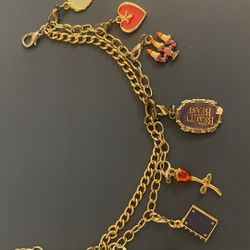 Gorgeous Disney Beauty and the Beast Charm Bracelet 