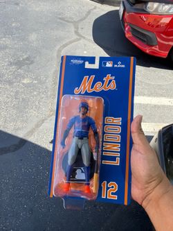 McFarlane's SportsPicks MLB Legacy Series #16: Francisco Lindor 7" Posed Figure (Blue/Road Jersey Edition