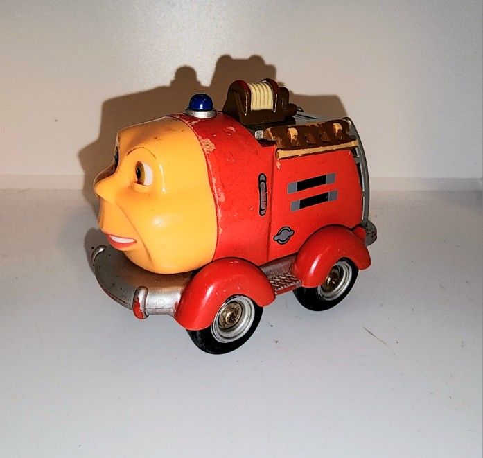 Vintage Jay Jay the Jet Plane Revvin Evan Fire Engine diecast vehicle