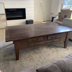 Wood Coffee Table 