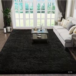 Luxurious Fluffy Large Shag Rug  Ultra Soft, Plush, Fuzzy, Durable 5x7 ft new