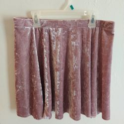 ######Juniors Lavender Velvety MINI SKIRT####