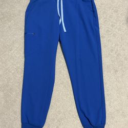 Royal Blue Figs Joggers Medium 