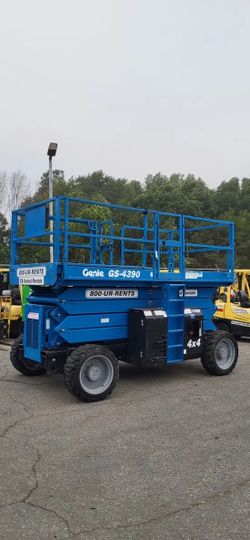 2017 Genie GS-4390 RT Diesel Scissor Lift