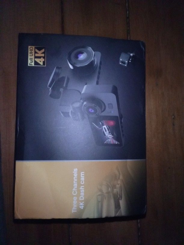 Three Channels 4k dash Cam