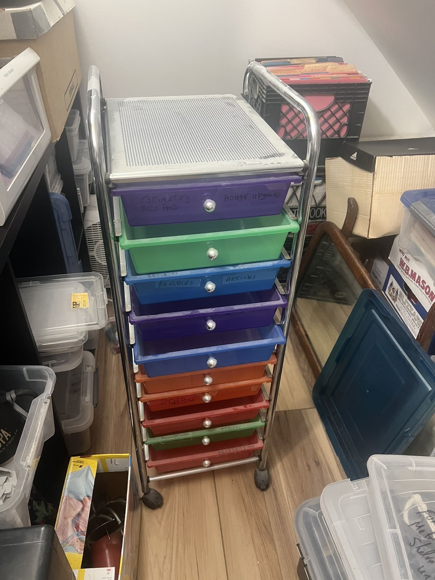 Rolling Craft Cart Organizer