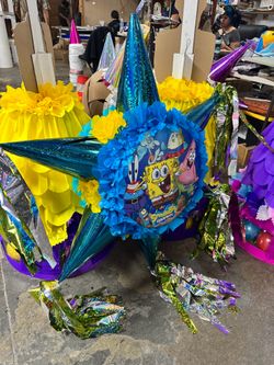 CUSTOM spongebob SquarePants tambor star pinata