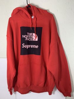 Northface supreme hoodie 2XL