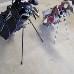 Adult and Child Golf Clubs