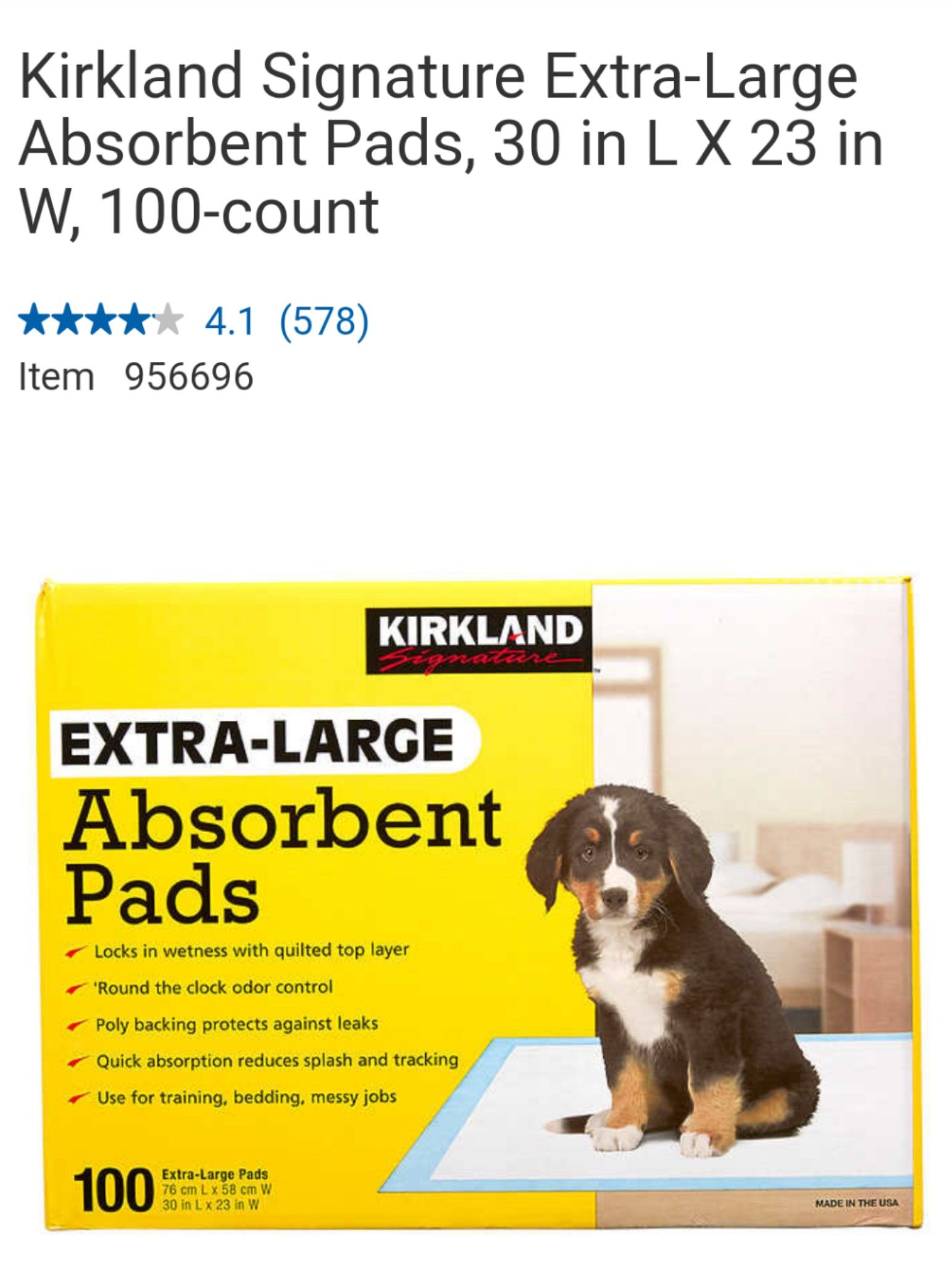 Costco Puppy pee pad