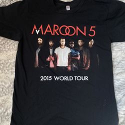 Maroon 5 Black T Shirt