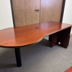 Round Office Table, 72” x 36”