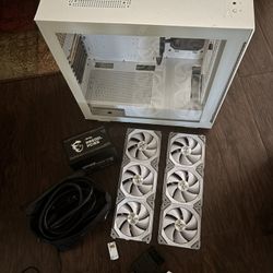 PC PARTS CASE 850w PSU 6 RGB FANS READ DESCRIPTION 👉PICK UP ONLY NO TRADE FIRM ON PRICE ONLY CASH 💵 💲175 FOR All