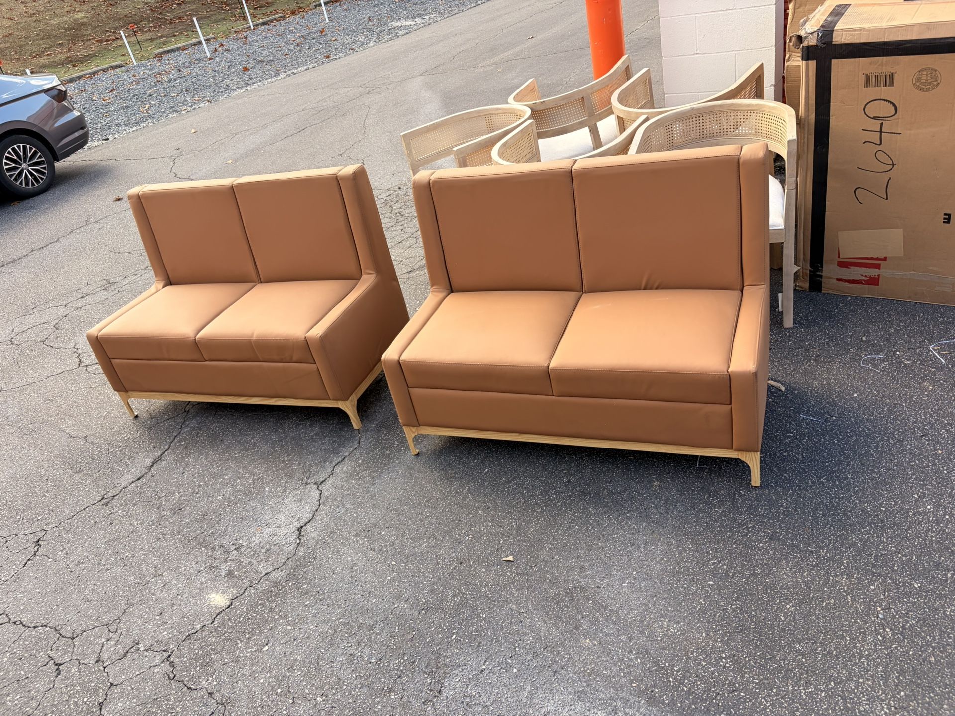 Brown Benches Leisure Cafe Dessert Shop