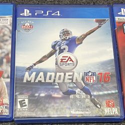 PS4 Bundle Of 3 Games 
