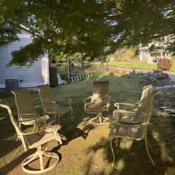 FREE Outdoor Patio Set (Table + 6 Chairs)