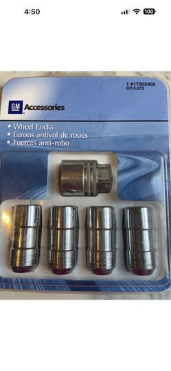 GM OEM Wheel Locks New open box