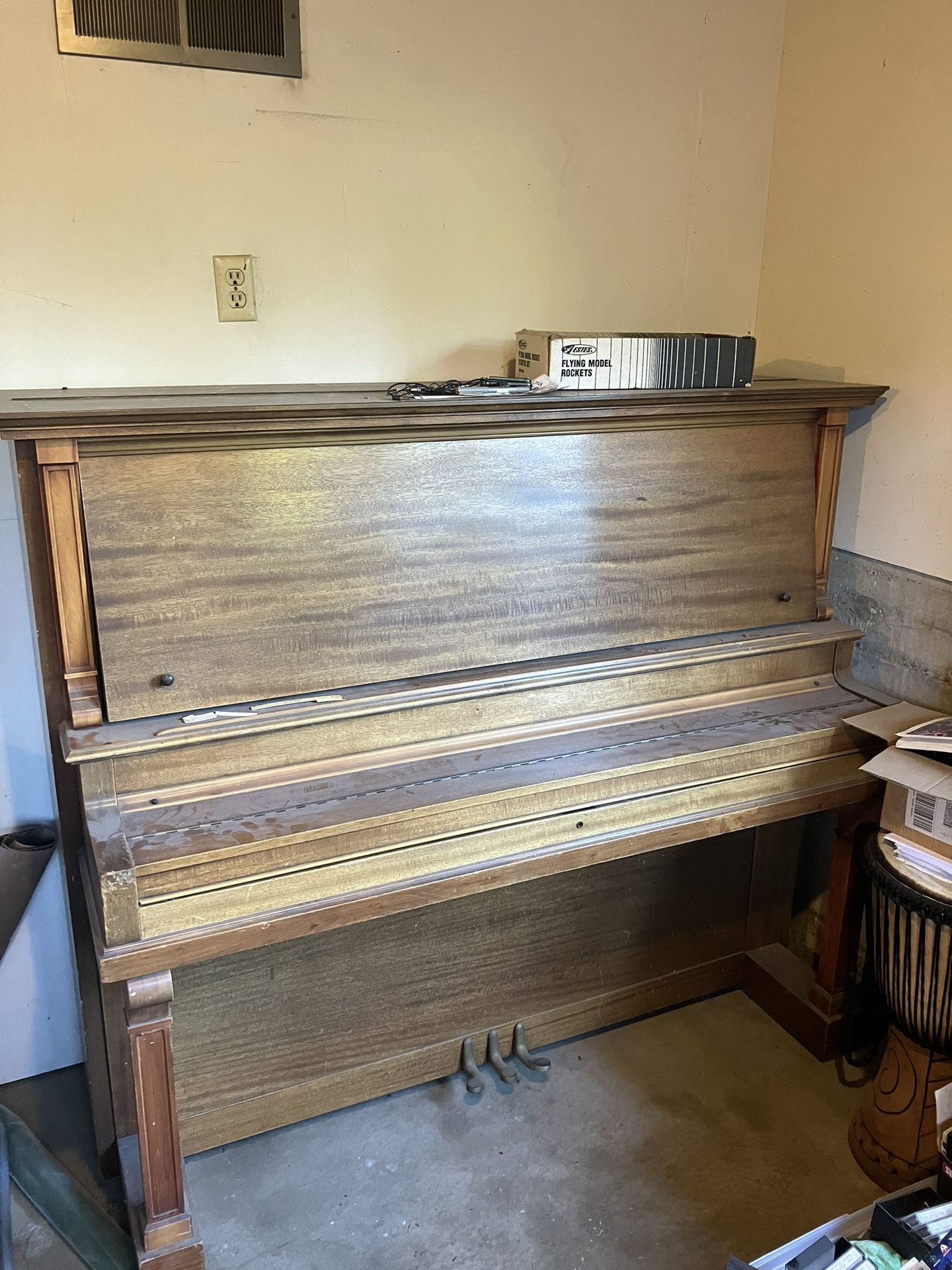 Upright Piano For Free. Frank J. Hart 