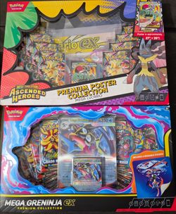 Mega Lucario and Mega Greninja Box