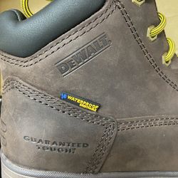 DEWALT Mens Helix Waterproof / Work Boots Size 8.5 W