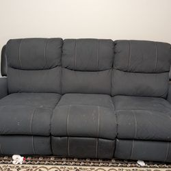 Power Leather Recliner Sofa
