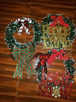 Home made Christmas wreath