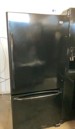 Maytag Bottom Freezer Black Refrigerator Fridge
