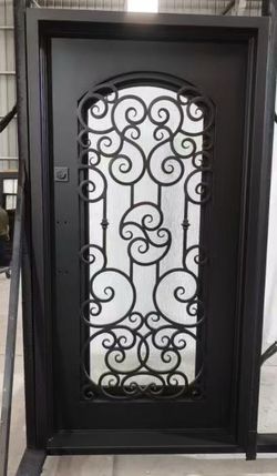 42x80 , 42x96 iron door with openable window