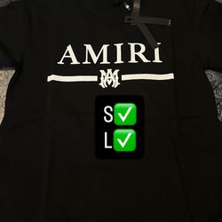 Amiri Size Small And Large 
