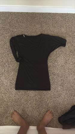 Business Casual Black Blouse
