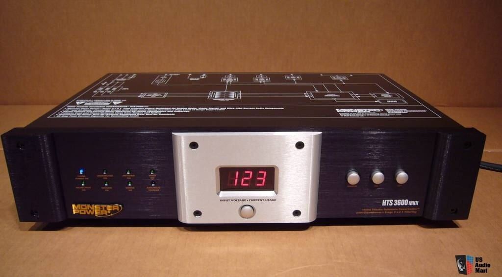 Monster Power HTS 3600 MKII 10-Outlet AC Home Theater Reference Surge Protector