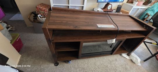 Free Electric Fireplace TV Stand