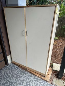Double Door Scrapbookers Storage Cabinet