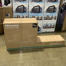 Hisense AX700 5.1.2 Ch. Soundbar Home Theater System - Dolby Atmos, Wireless Sub,  710W